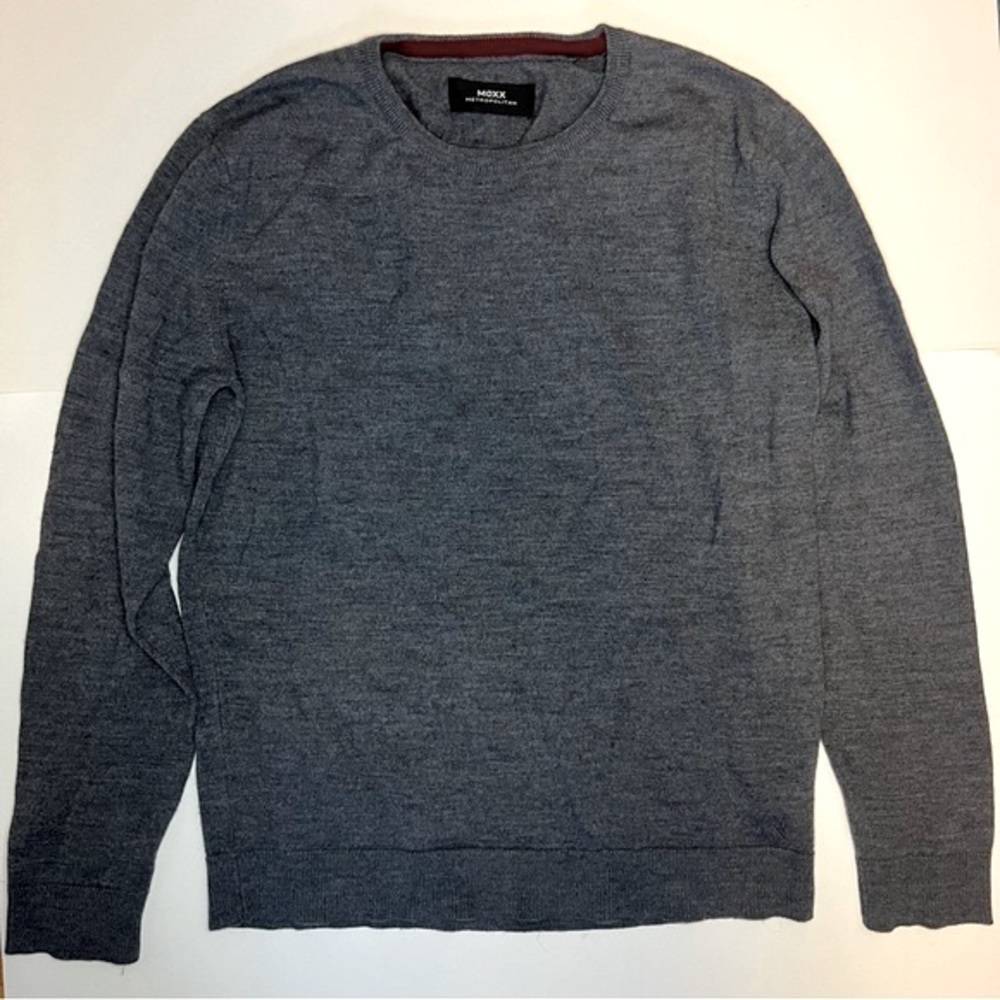 Men’s Mexx Grey Crewneck Wool-Blend Sweater